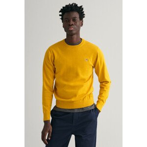 SVETER GANT CLASSIC COTTON C-NECK žltá XXL