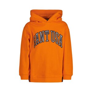 MIKINA GANT RELAXED GANT USA SWEAT HOODIE oranžová 110/116