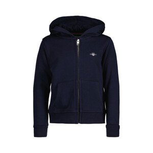 MIKINA GANT SHIELD FULL ZIP HOODIE modrá 98/104