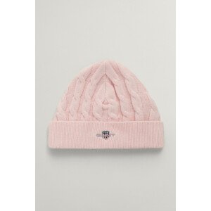 ČAPICA GANT SHIELD COTTON CABLE BEANIE ružová None