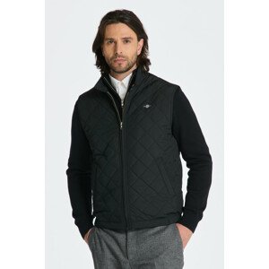 VESTA GANT QUILTED WINDCHEATER VEST čierna S