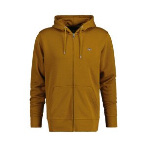 MIKINA GANT REG SHIELD FULL ZIP HOODIE hnedá XXL