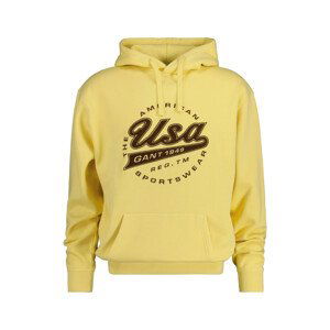 MIKINA GANT GANT USA HOODIE žltá XXXL