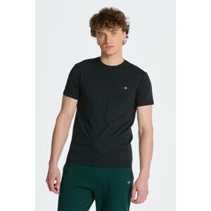 TRIČKO GANT SLIM SHIELD SS T-SHIRT čierna 5XL