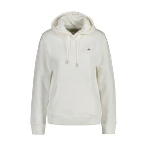 MIKINA GANT REL SHIELD HOODIE biela S