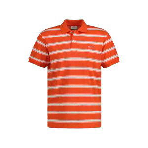 POLOKOŠEĽA GANT STRIPE SS POLO oranžová XL