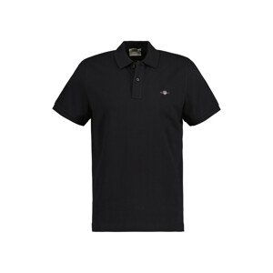 POLOKOŠEĽA GANT REG SHIELD SS PIQUE POLO čierna 4XL