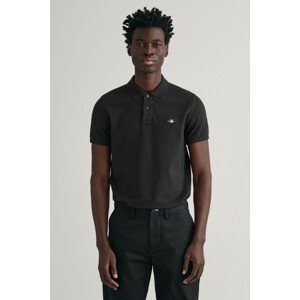 POLOKOŠEĽA GANT SLIM SHIELD SS PIQUE POLO čierna 4XL