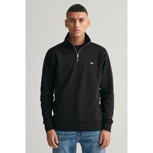 MIKINA GANT REG SHIELD HALF ZIP SWEAT čierna M