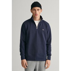 MIKINA GANT REG SHIELD HALF ZIP SWEAT modrá S