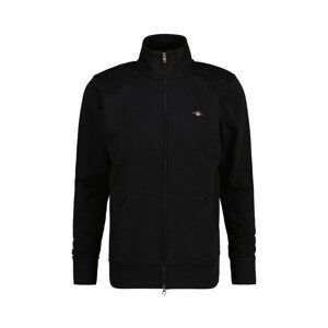 MIKINA GANT REG SHIELD FULL ZIP SWEAT čierna L