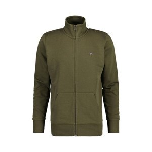 MIKINA GANT REG SHIELD FULL ZIP SWEAT zelená L