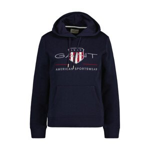 MIKINA GANT REL ARCHIVE SHIELD HOODIE modrá XS