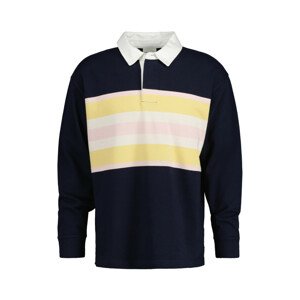 POLOKOŠEĽA GANT COLORBLOCK LS RUGGER modrá XL