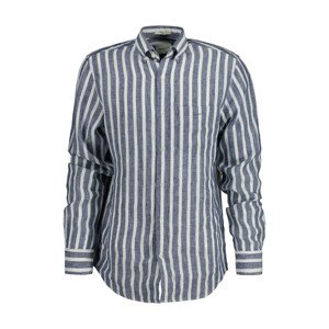 KOŠEĽA GANT REG LINEN WIDE STRIPE SHIRT modrá M