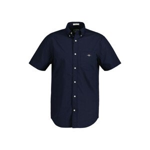 KOŠEĽA GANT REG MICRO DOT POPLIN SS SHIRT modrá M