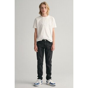 DŽÍNSY GANT SLIM JEANS čierna 146/152