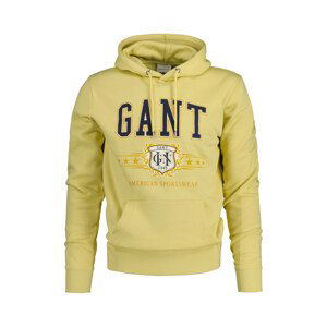 MIKINA GANT CREST GRAPHIC HOODIE žltá M