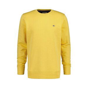 MIKINA GANT REG SHIELD C-NECK SWEAT žltá XXXL