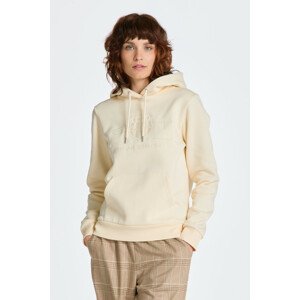 MIKINA GANT REG TONAL SHIELD HOODIE biela L