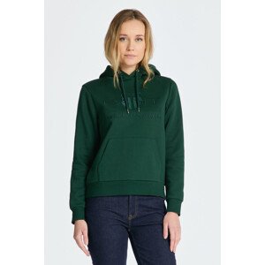 MIKINA GANT REG TONAL SHIELD HOODIE zelená S