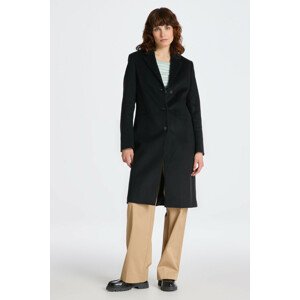 KABÁT GANT WOOL BLEND TAILORED COAT čierna XS