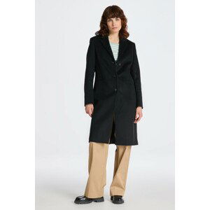 KABÁT GANT WOOL BLEND TAILORED COAT čierna S