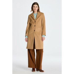 KABÁT GANT WOOL BLEND TAILORED COAT hnedá XXL