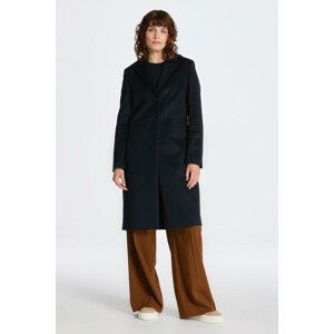 KABÁT GANT WOOL BLEND TAILORED COAT modrá M