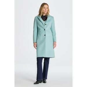 KABÁT GANT WOOL BLEND TAILORED COAT modrá L