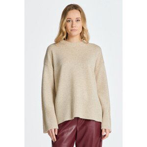 SVETER GANT D1. LOUNGE C-NECK SWEATER hnedá S