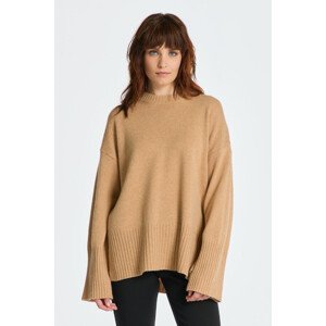 SVETER GANT D1. LOUNGE C-NECK SWEATER hnedá XXS