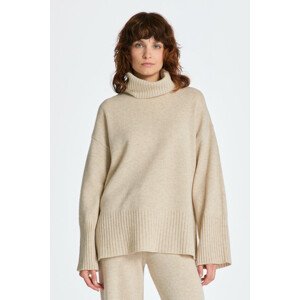 ROLÁK GANT D1. LOUNGE ROLLNECK SWEATER hnedá L