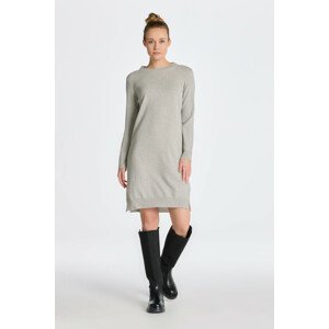 ŠATY GANT SUPERFINE LAMBSWOOL DRESS šedá M