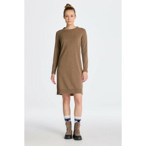 ŠATY GANT SUPERFINE LAMBSWOOL DRESS hnedá XXL