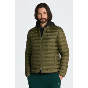 BUNDA GANT LIGHT PADDED BOMBER JACKET zelená 4XL