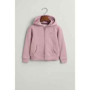 MIKINA GANT SHIELD FULL ZIP HOODIE fialová 110/116