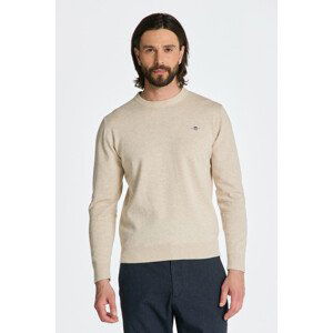 SVETER GANT CLASSIC COTTON C-NECK hnedá XXXL