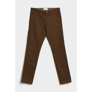 NOHAVICE GANT SLIM TWILL CHINOS hnedá 31/32