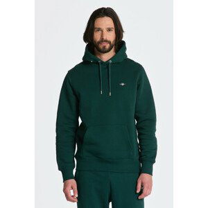 MIKINA GANT REG SHIELD HOODIE zelená XS