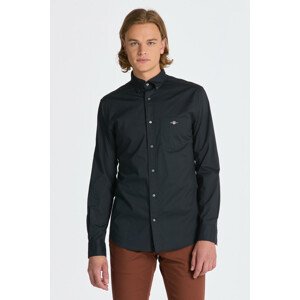 KOŠEĽA GANT REG POPLIN SHIRT čierna XXL