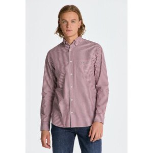 KOŠEĽA GANT REG POPLIN STRIPE SHIRT červená S