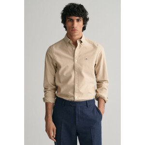 KOŠEĽA GANT SLIM OXFORD SHIRT hnedá S