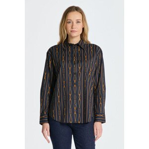 KOŠEĽA GANT REL ROPE STRIPE COT VOILE SHIRT modrá 34