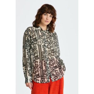 KOŠEĽA GANT REL LACE PRINT COT SILK SHIRT biela 40