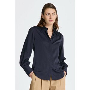 KOŠEĽA GANT REGULAR SATIN SHIRT modrá 36