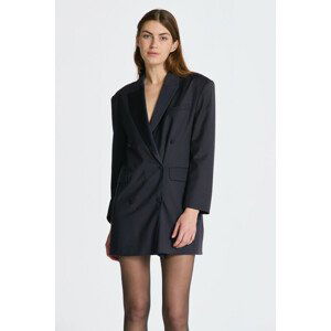 ŠATY GANT RELAXED TUXEDO DRESS modrá 38