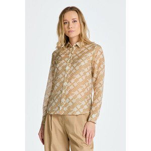 KOŠEĽA GANT REG G PATTERN COT SILK SHIRT hnedá 38