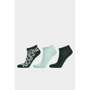 PONOŽKY 3-PACK GANT G PATTERN ANKLE SOCKS 3-PACK zelená 36/38