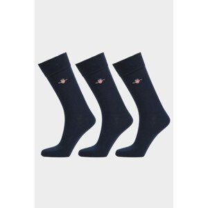 PONOŽKY 3-PACK GANT SHIELD SOCKS 3-PACK modrá 43/45